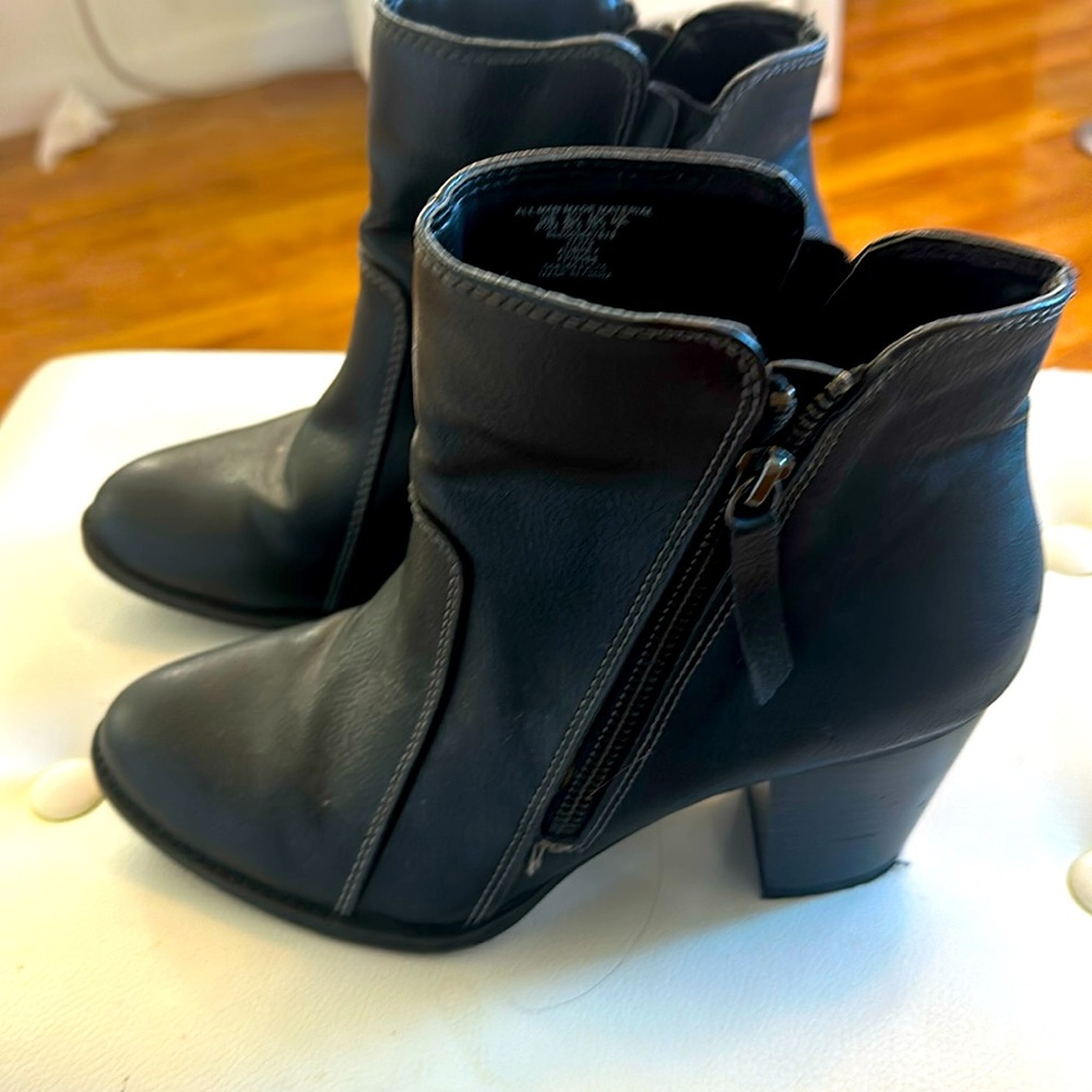 Black ankle boots